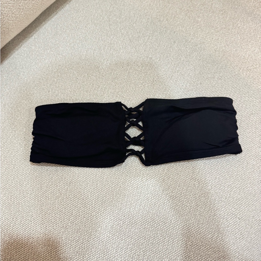 H&M Black Bandeau Top